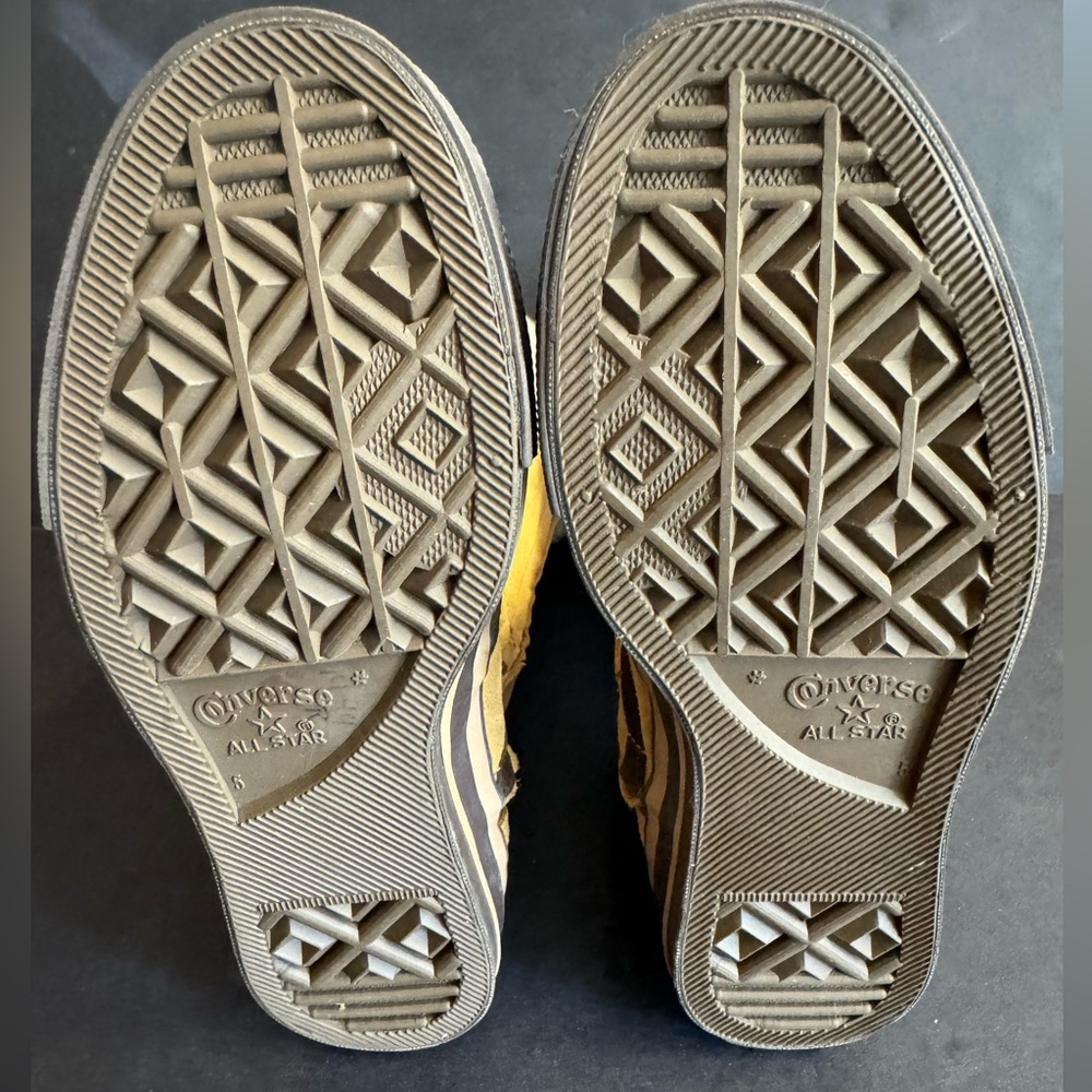 Rare🌟Vtg Converse brown leather XXHI sneakers Knee high full lace buckle.Size 7 - Picture 3 of 16